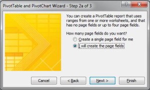 Unpivot Excel data - Pivot WIzard Step 2a