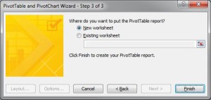 Unpivot Excel data - Pivot Wizard Step 3